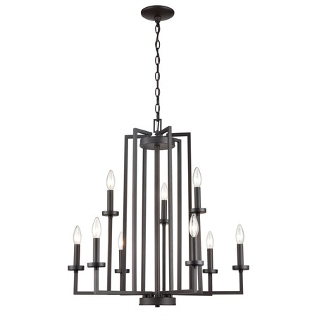 THOMAS West End 2675'' Wide 9Light Chandelier, Oil Rubbed Bronze CN240921